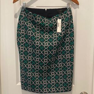Floral Patterned Skirt by J. Crew in size 0 NWT